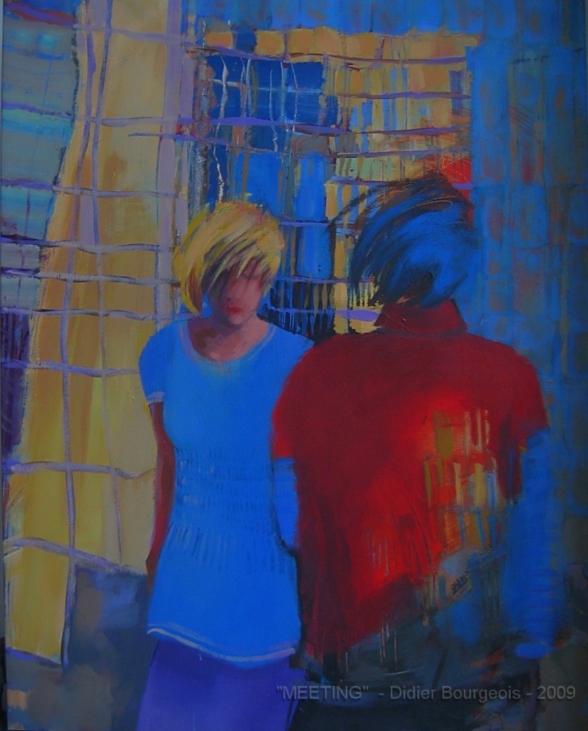 "Meeting"  Dim:73X92cm - 2009 - Coll.Priv.