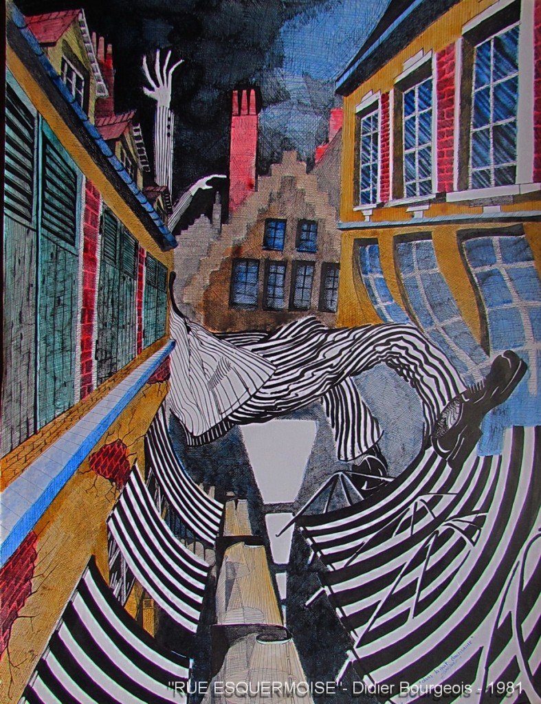 "Rue Esquermoise" - 50X65cm - 1981